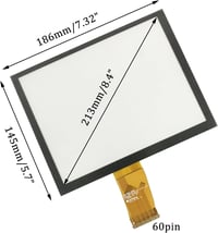 luolety 8,4" Érintőképernyő Digitalizáló Dodge RAM 1500-3500, Jeep, Chrysler Járművekhez (2018-2022) - Navigációs Panel Csere 6