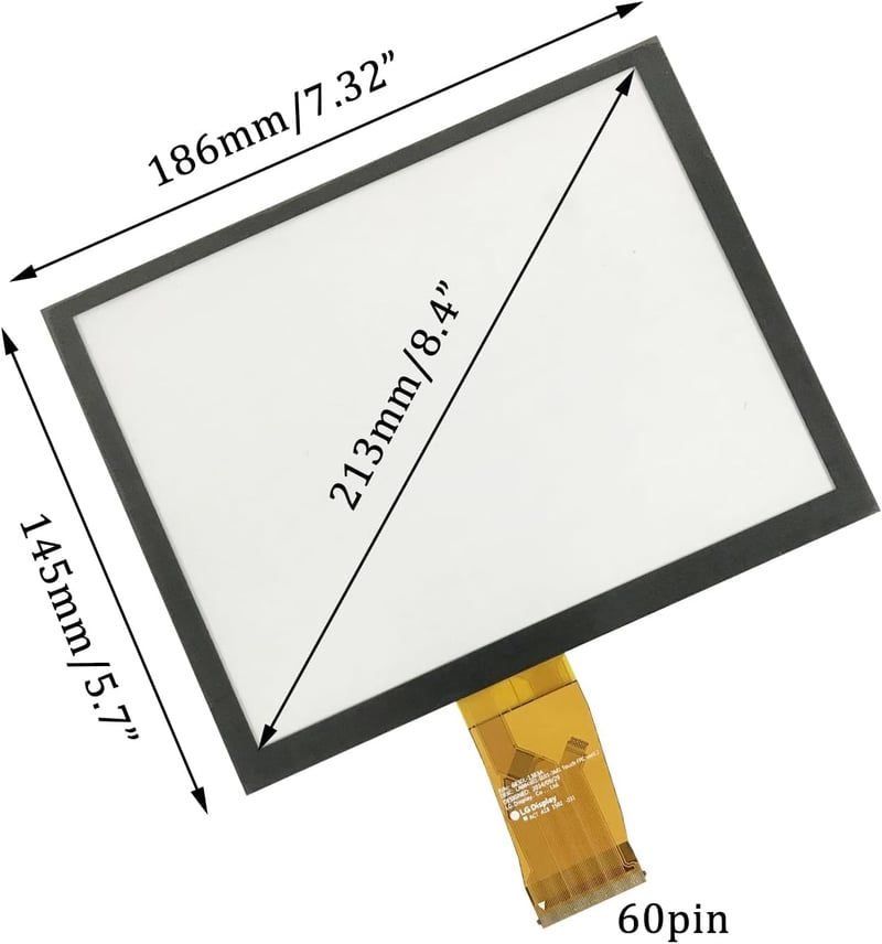luolety 8,4" Érintőképernyő Digitalizáló Dodge RAM 1500-3500, Jeep, Chrysler Járművekhez (2018-2022) - Navigációs Panel Csere