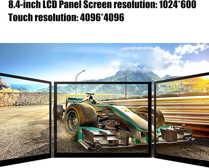 luolety 8,4" Érintőképernyő Digitalizáló Dodge RAM 1500-3500, Jeep, Chrysler Járművekhez (2018-2022) - Navigációs Panel Csere