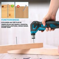 Akumulátorové automatické kladivo pre Makita 18V, elektrická klincovačka s magnetickým skľučovadlom na drevo a mäkké kovy (bez akumulátora) 7