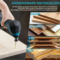 Akumulátorové automatické kladivo pre Makita 18V, elektrická klincovačka s magnetickým skľučovadlom na drevo a mäkké kovy (bez akumulátora) 3