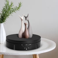 Platan Rotativ Electric luolety pentru Fotografie, Suport Rotativ 360 de Grade, Capacitate de Încărcare 10 kg, cu 5 Fundaluri, pentru Bijuterii și Videoclipuri Live 7