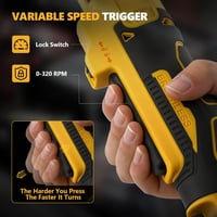 luolety DeWalt 18V/20V kefe nélküli akkumulátoros racsnis csavarkulcs 3/8" - 16 cm nyél, 80 Nm, LED (akku nélkül) 7