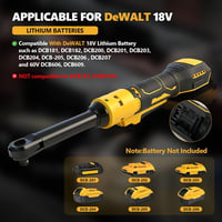 luolety DeWalt 18V/20V kefe nélküli akkumulátoros racsnis csavarkulcs 3/8" - 16 cm nyél, 80 Nm, LED (akku nélkül) 9