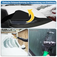 Kryt na čelné sklo Mercedes Sprinter 2006-2018, 600D vodeodolná slnečná clona, zatemňovacia clona na čelné sklo auta 5
