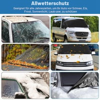 Kryt na čelné sklo Mercedes Sprinter 2006-2018, 600D vodeodolná slnečná clona, zatemňovacia clona na čelné sklo auta 7
