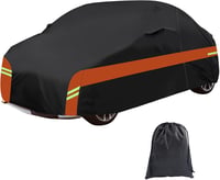 Luolety Vízálló Autótakaró FIAT 500/500C/500E/Abarth 2007-2024 6 Réteg Garázs Cipzárral 1