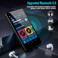 Luoran MP3 lejátszó Bluetooth, Spotify, 4" IPS kijelző, 256GB, Amazon Music 4