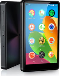 Luoran MP3 lejátszó Bluetooth, Spotify, 4" IPS kijelző, 256GB, Amazon Music 1