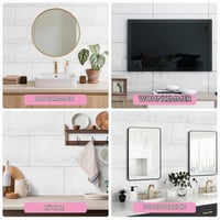 Dale autoadezive pentru pardoseală LUPATDY, 30x60 cm, 10 bucăți, 2,5 mm, efect de marmură din PET, impermeabile și antiderapante, pentru baie și bucătărie, PVC 7
