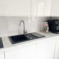 Dale autoadezive pentru pardoseală LUPATDY, 30x60 cm, 10 bucăți, 2,5 mm, efect de marmură din PET, impermeabile și antiderapante, pentru baie și bucătărie, PVC 5