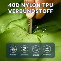 Nafukovacia kempingová karimatka Lupulux so vstavaným vankúšom – Ideálny vzduchový matrac na spanie pri kempovaní 3