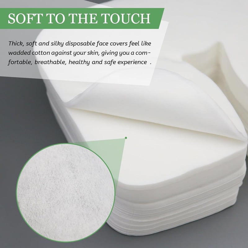 Luriseminger 100 db Masszázságy Arcpárna Eldobható Orlyuk Betét Fejpárna Masszázs Asztal