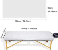Luriseminger Egyszer Használatos Ágynemű Szett 80x180cm 100db Tetoválás Spa Masszázs 2