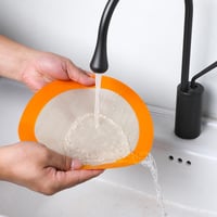 Silikónová podložka na pečenie Lusofie, nepriľnavá, 2 ks pre tortové formy, okrúhly a obdĺžnikový tvar, opakovane použiteľná náhrada papiera na pečenie 4