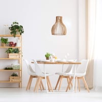 Závesné svietidlo LUSSIOL Helsinki S, drevo, prírodná farba, 60 W, priemer 28 x výška 34 cm 4