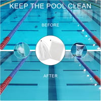 LUTER 30x23 cm Finom Szűrőzsák Pool Cleaner Vákuumhoz 4 db Nylon Háló 6