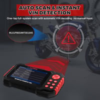 Motocyklový OBD2 skener LUTIFIX M7, kompletný systém, podpora 70+ značiek, 100+ funkcií, Wi-Fi aktualizácia, 5-palcový IPS displej 8