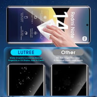 Lutree tvrdené ochranné sklo na displej pre Xiaomi Redmi Note 14 Pro Plus 5G, 2+2 ks, s 3D ochranou fotoaparátu, tvrdosť 9H, HD, odolné proti poškriabaniu 5