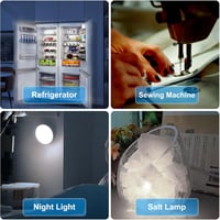 LUTW E14 LED Hűtőszekrény Izzó 6000K Hideg Fehér 3W 2db Csomag 8