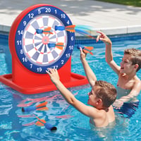 LUVTOY Jucărie Gonflabilă pentru Piscină pentru Copii și Adulți - Joc de Aruncat Inele Rezistent la Apă pentru Piscină de Grădină - Distracție în Interior și Exterior 2