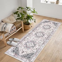 LuxFocus Vintage Futó Szőnyeg 60x230cm Rózsaszín Mosható Csúszásmentes 1