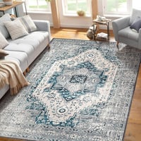 LuxFocus Vintage Keleti Mintás Szőnyeg 160x230cm Kék Csúszásmentes Mosható 1