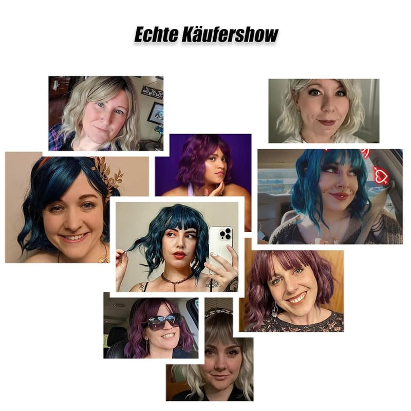 Luxiremi Lila Hullámos Paróka - Vállig Érő Bob Fazon Frufruval - Szintetikus Cosplay Női Paróka Légáteresztő Sapkával

AI: Luxiremi Lila Hul
