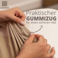 Zdravotnícky obliečkový poťah Luxoon – 95 % bavlna, 5 % elastan, priedušný, prateľný, 2 ks, 30 – 45 x 50 – 65 cm, piesková farba 5