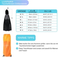 LUXPARD Kényelmes Snorkel Úszófin Felnőtteknek 34/35 6