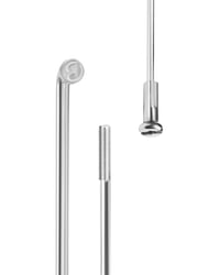 LUXU 14G J-ohýbaný oceľový špic na bicykel, 36 ks s niplami - 70-109 mm 2
