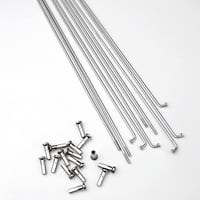 LUXU 36 darabos 14G kerékpár küllő szett 199mm ezüst sárgaréz csapággyal 3