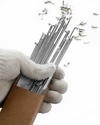 LUXU kerékpár küllők 36 db sárgaréz nippellel 70-109 mm acél MTB küllők 5