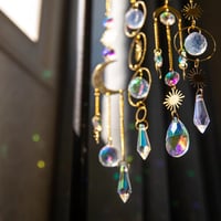 Luzoybo 240 darabos Napfénytörő Készlet DIY Kristály Suncatcher Felnőtteknek Prizma Szivárvány - Gold 4