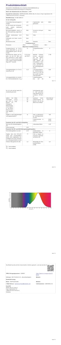 LVWIT E27 Filament LED žarulja A60 11W 1521 lm 2700K topla bijela, nije prigušiva, prozirno staklo, zamjena za 100W, pakiranje od 6 komada 7