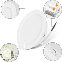 LVWIT LED Beépíthető Spotlámpa 18W 4000K Semleges Fehér 6db Szett 4