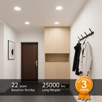 LVWIT LED Beépíthető Spotlámpa 18W 4000K Semleges Fehér 6db Szett 6