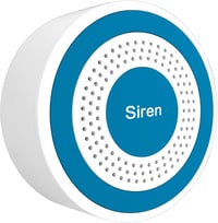 LWOHSI Vezeték Nélküli Stroboszkópos Sziréna Otthoni Biztonsági Rendszerhez - Fehér Riasztó Dóm LW106/LW108 Modellekhez, 21 Hónap Üzemidő 1
