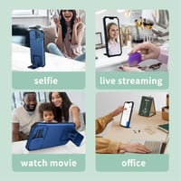 LXHGrowH Puzdro na Samsung Galaxy Note 20 Ultra – modré, vojenský štandard, nárazuvzdorný pancierový silikónový kryt s nárazníkom a posuvným krytom objektívu fotoaparátu 6