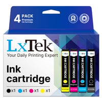 LxTek Kompatibilná atramentová kazeta Epson 603XL 603 - XP-3100 XP-2100 XP-4100 WF-2830 WF-2850 - Čierna, azúrová, purpurová, žltá - 4-dielne balenie 1