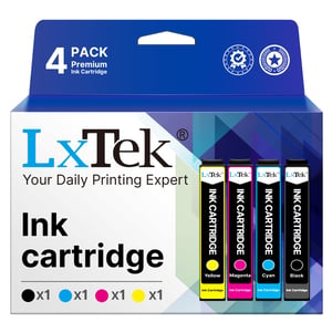 LxTek Kompatibilni spremnik s tintom za Epson 603XL 603 - XP-3100 XP-2100 XP-4100 WF-2830 WF-2850 - crna, cijan, magenta, žuta - pakiranje od 4 komada