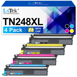 LxTek TN248XL Kompatibilný toner Brother TN248 pre MFC-L8390CDW, HL-L3240CDW, MFC-L3760CDW, DCP-L3560CDW, HL-L8240CDW, balenie 4 ks