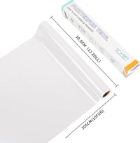 Lya Vinyl Fehér Textil Fólia 30,5x305cm Flex Film Cricut Silhouette Cameo Plotter Vágógéphez Póló Ruha Dekoráció DIY 2