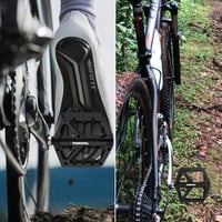 Pedale plate antiderapante pentru bicicletă LYCAON, MTB, BMX, cursieră, nailon, ax 9/16 CR-MO 7