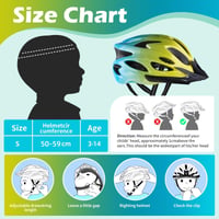 Cască de bicicletă pentru copii Lyefancy cu vizieră, 50-59 cm, verde, pentru băieți și fete de 3-14 ani, cască de protecție reglabilă pentru trotinetă, role, ciclism 7