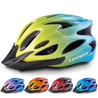 Cască de bicicletă pentru copii Lyefancy cu vizieră, 50-59 cm, verde, pentru băieți și fete de 3-14 ani, cască de protecție reglabilă pentru trotinetă, role, ciclism 1
