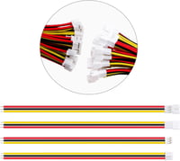 Lyeteung JST 2.0 PH 3 Pin Csatlakozó Készlet - 20 Pár Anya és Apa Konnektor 150mm 22AWG Kábellel - Mini Mikro Elektronikai Összekötő Szett 5