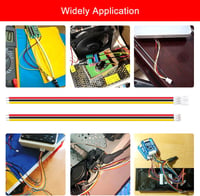 Lyeteung JST 2.0 PH 3 Pin Csatlakozó Készlet - 20 Pár Anya és Apa Konnektor 150mm 22AWG Kábellel - Mini Mikro Elektronikai Összekötő Szett 6
