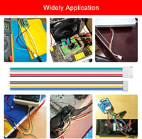 Lyeteung JST 2.54 XH 6 Pin csatlakozó készlet - 10 pár apa és anya dugó 150mm 22AWG kábellel - elektronikai projektekhez, modellezéshez 6