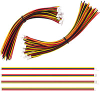 Lyeteung JST ZH 3-Pin Csatlakozó Készlet - 20 Pár Mini Mikro Dugó és Aljzat 150mm 26AWG Kábellel - Elektronikai Projektek, Modellezés 1